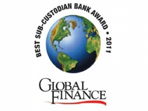 “Best Sub-Custodian bank” of Armenia in 2011