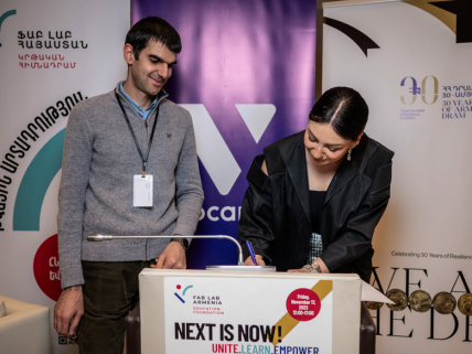 120 մլն դրամ նվիրաբերություն Fab Lab Armenia-ին