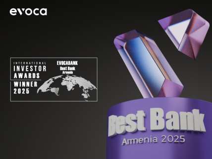 Evocabank – "Best Bank in Armenia 2025"