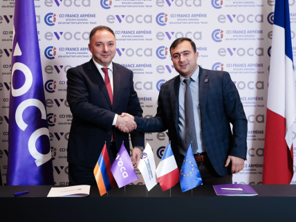 Evoca has signed a memorandum with CCI France Armenia