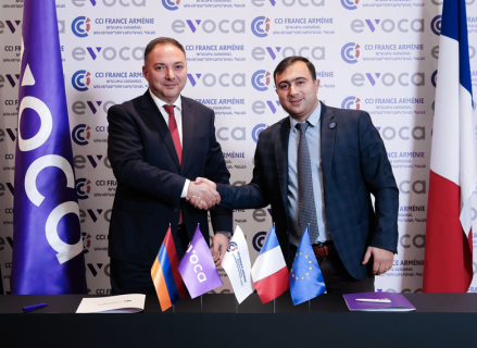 Evoca подписал меморандум о взаимопонимании с CCI France Armenia