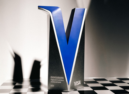 Visa Award to Evocabank: Highest Cashless Achievement