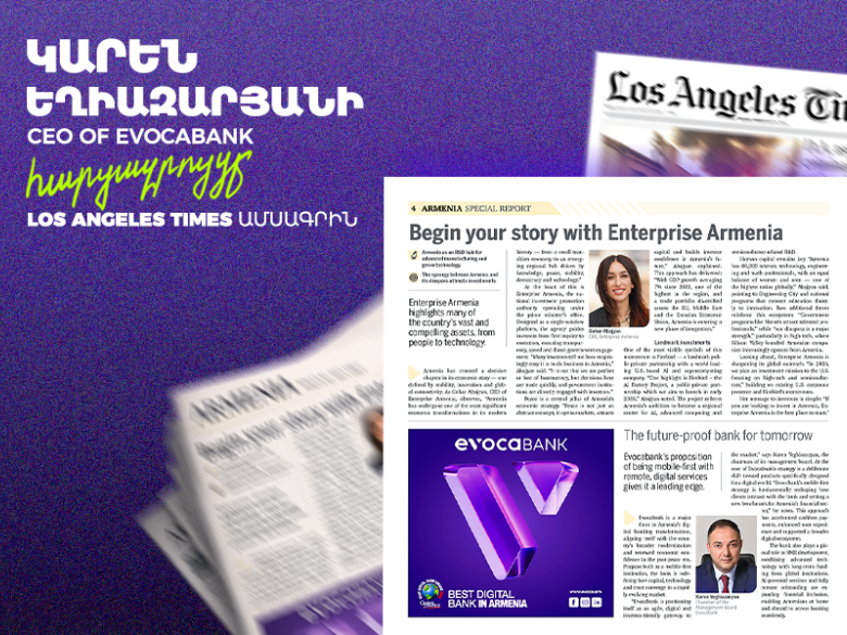 Karen Yeghiazaryan's Interview with Los Angeles Times Magazine