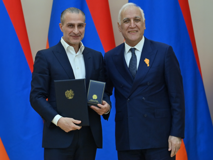 Վազգեն Գևորկյանն արժանացել է Անանիա Շիրակացու մեդալի