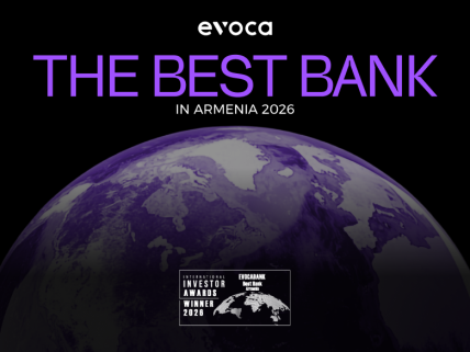Evocabank: "Best Bank in Armenia 2026"